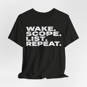 Wake Scope List Repeat Birder T-Shirt