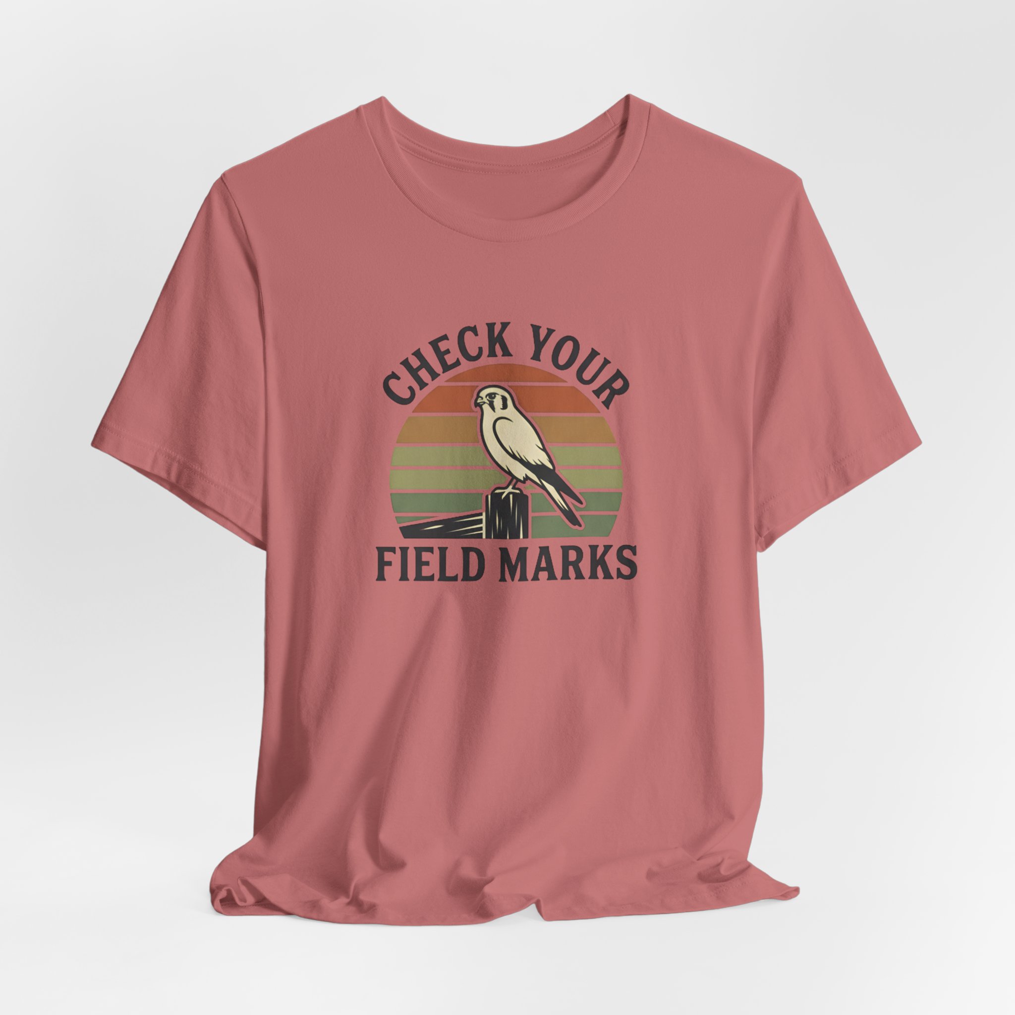 Check Your Field Marks Retro T-Shirt - Image 3