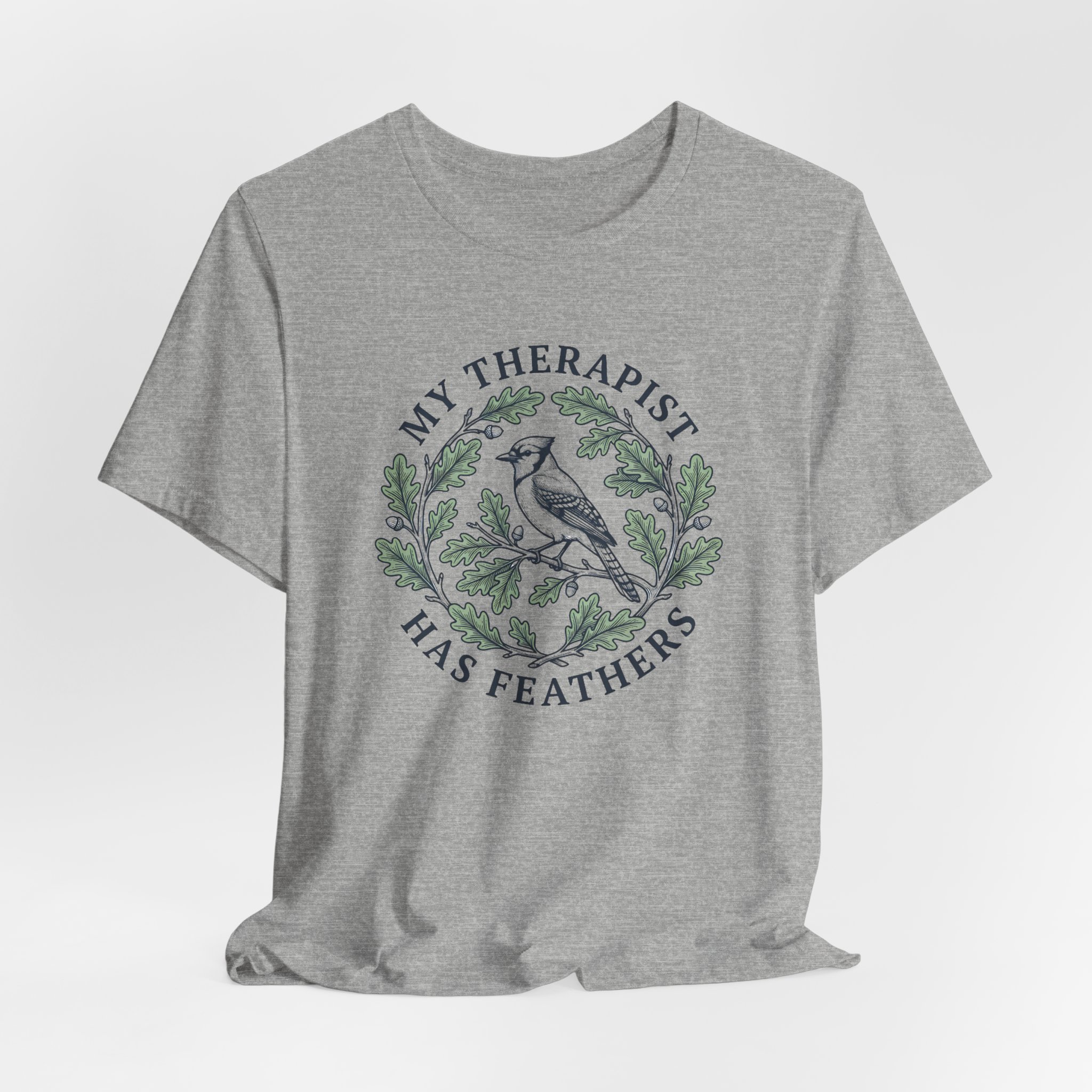 My Therapist Has Feathers T-Shirt - Image 4