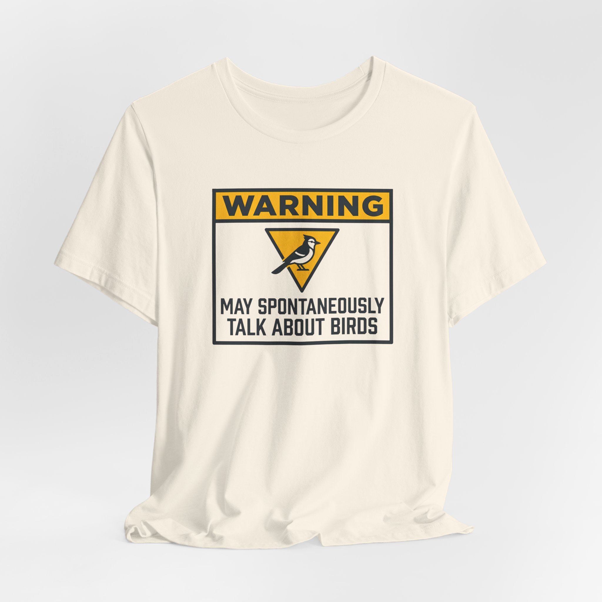 Warning May Spontaneously Talk About Birds T-Shirt - Image 2