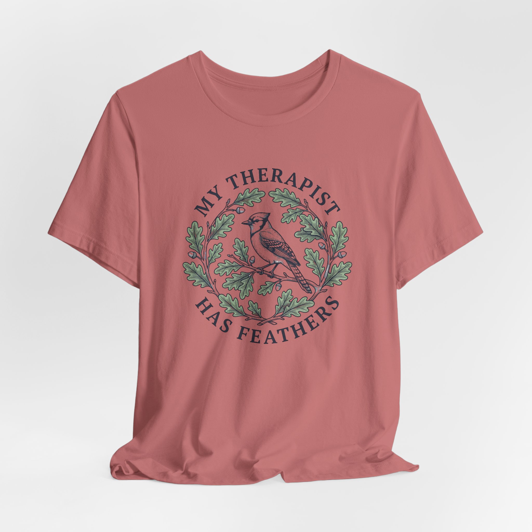 My Therapist Has Feathers T-Shirt - Image 2